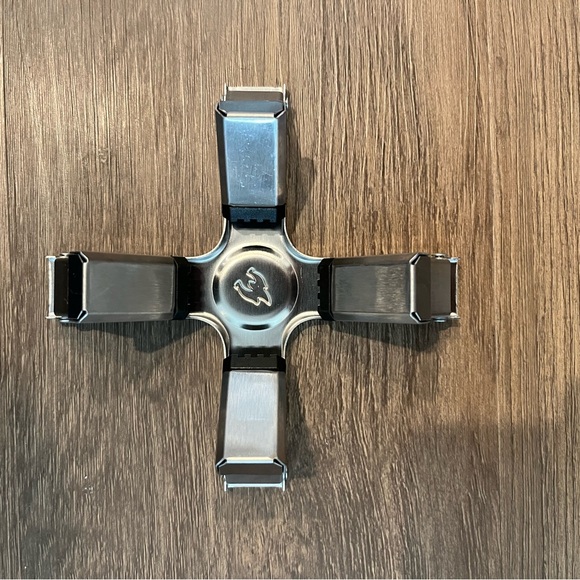 Blue and Silver Portable Firepit - Picture 7 of 10